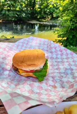 Bacon cheeseburger