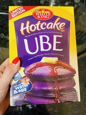 Ube hotcakes