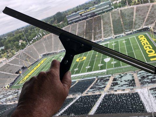 We clean Autzen Stadium