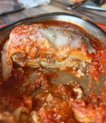 CrossSection of Meat Lasagna