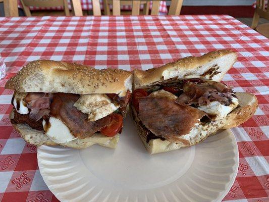 Chicken Caprese Sandwich