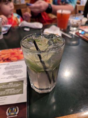 Mojito with extra shot of rum - 10.15