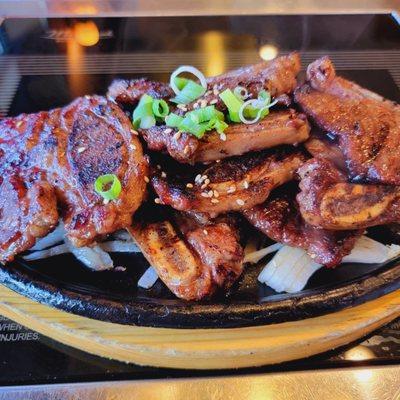 Galbi (Korean Barbecued Beef Ribs)