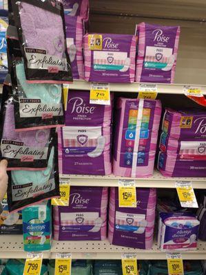 Women's health care aisle. @yelpdc #safeway