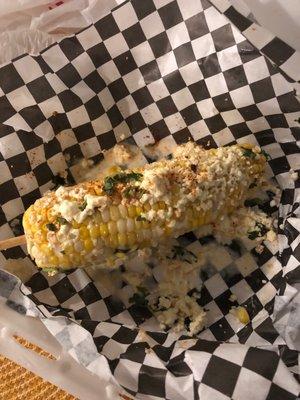 Spicy elote! Must try!