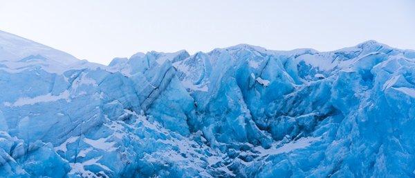 Portage Glacier, up close