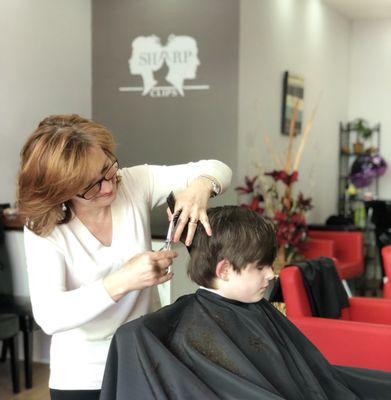 Great place to take your kids for a haircut.