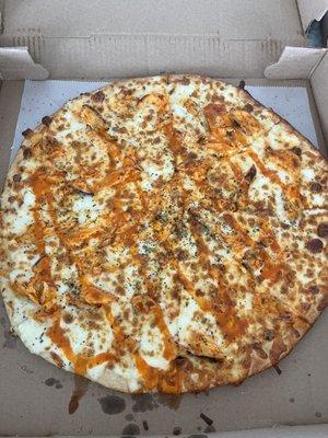 Buffalo chicken pizza