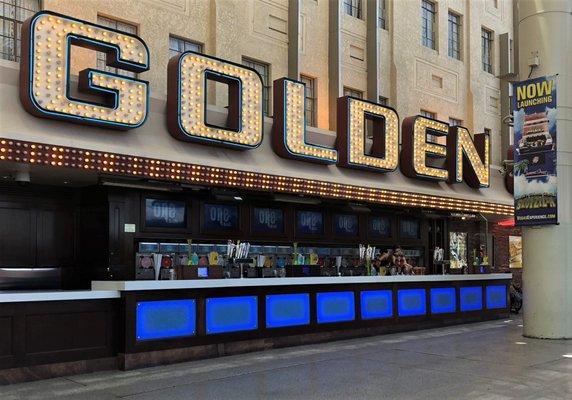 Bar in Fremont Street Experience, Attached to Golden Gate Casino, During Daytime Hours