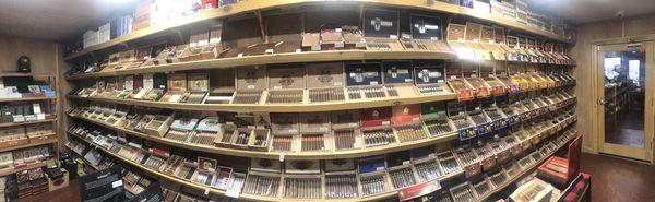 Large, well organized humidor