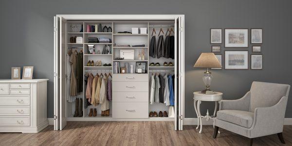 A well-designed reach-in closet is a practical space that is also aesthetically beautiful - bringing harmony to a room,