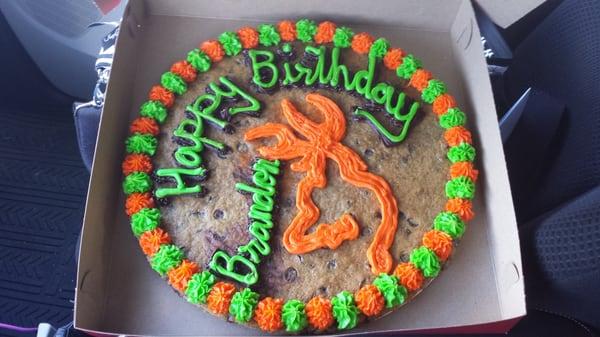 Custom Browning Cookie Cake 10/3/15