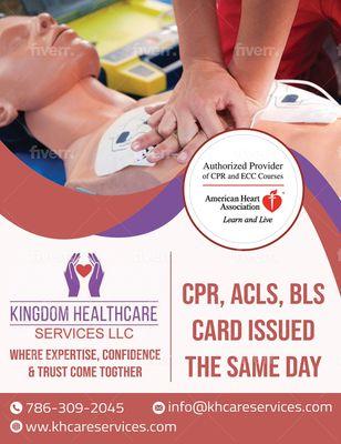 Book your CPR CLASS WITH US TODAY