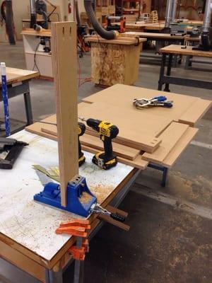 Cabinet building. This is part of the Residential Construction program.