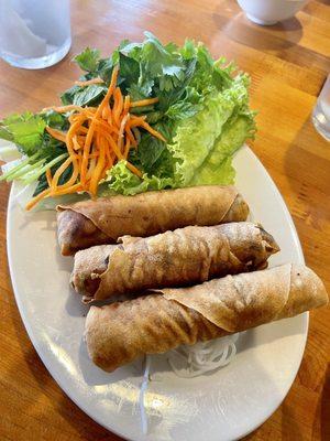 So delicious veggie spring rolls