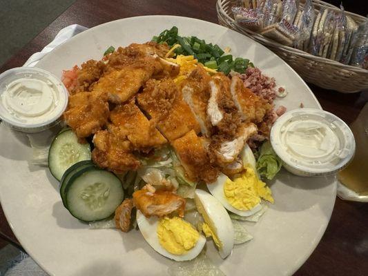 Buffalo chicken salad - SO delicious!