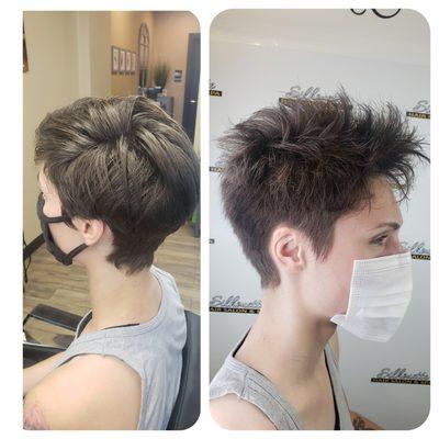 #shortpixie #shorttextured #razorcut