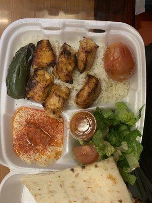 Chicken Kabob Plate