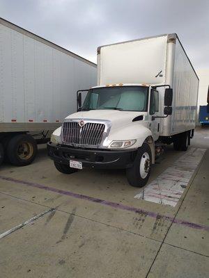 26ft box truck with a lift gate