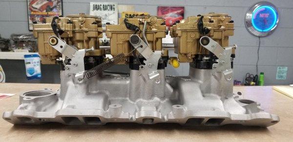 Small Block Tri-Power.