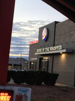 West Roxbury Burger King -- 1610 VFW Parkway, West Roxbury            Side Exterior