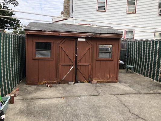 old 8X12 shed