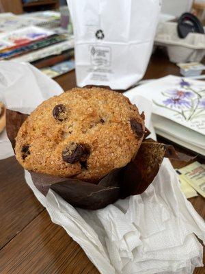 Caramel chocolate chip Muffin