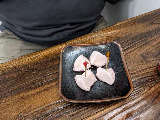 Strawberry mochi