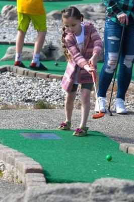 New Turf on our Mini Golf Course!