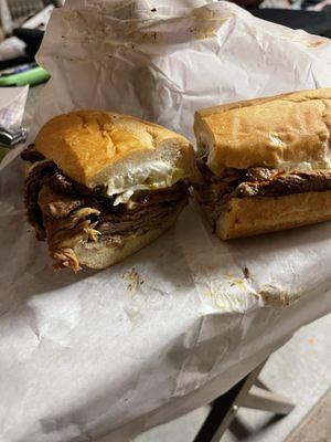 Tri-tip sandwich