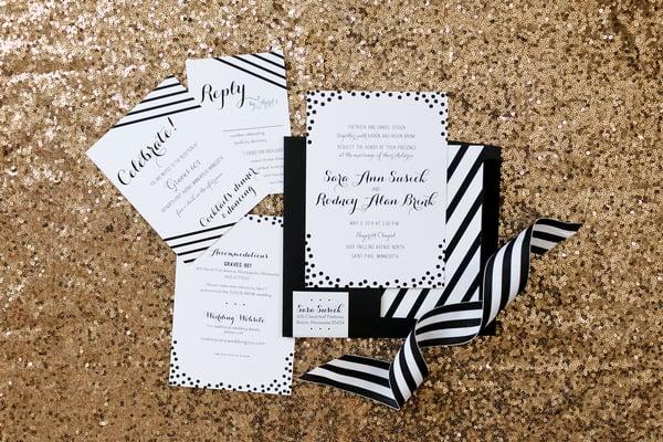 Custom wedding invitations // Twin Cities, MN