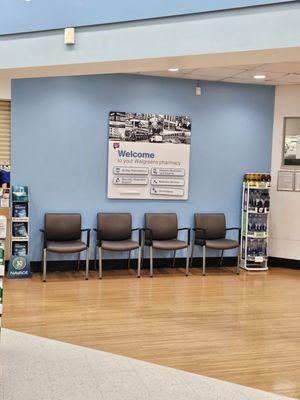 Pharmacy waiting area