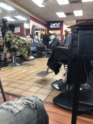 Typical day at the barbers