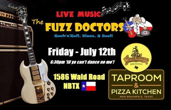 The Fuzz Doctors
07/12/2024
6:30 - 9:30 pm
No Cover