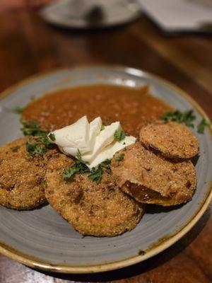 Fried green tomatoes