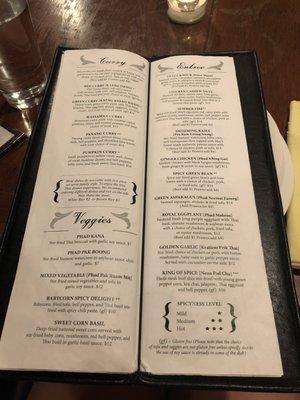 Delicious menu, lovely atmosphere!