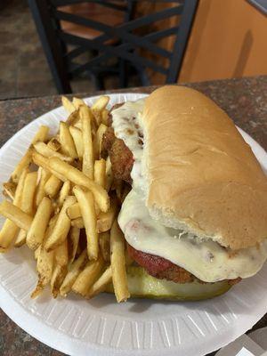 Chicken Parmesan Sandwich