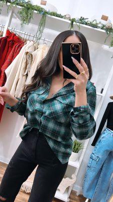 Evergreen Flannel