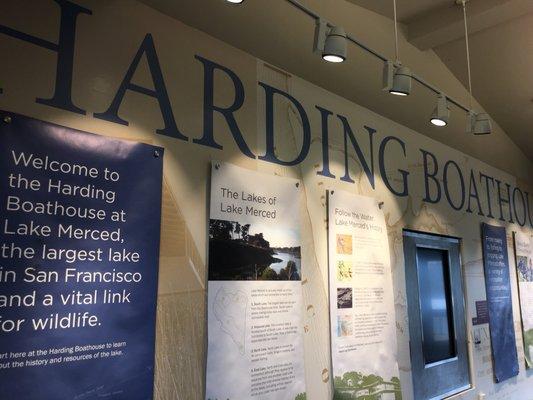 Harding Boathouse at Lake Merced