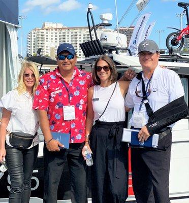 Jeanneau Sales Team at the Fort Lauderdale Boat Show