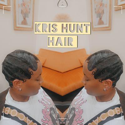 Protective style on relaxed hair! This is a tie down get up and go hairstyle!