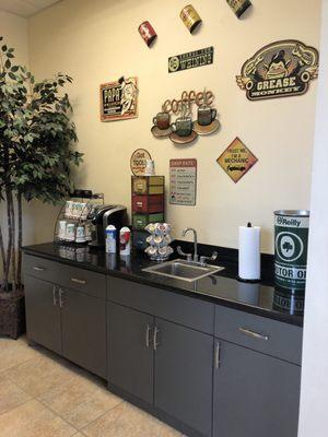 coffee and tea bar