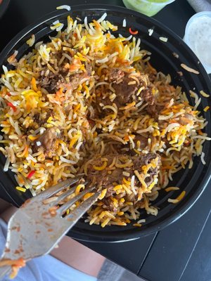 Chicken biriyani