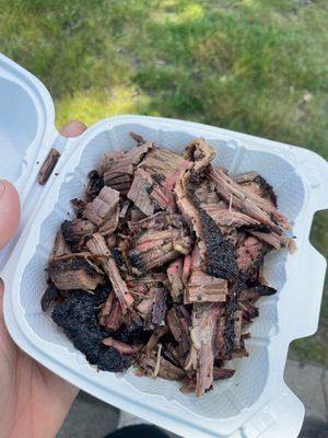 Lean brisket. Chefs kiss.