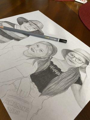 Hand Drawing - portraits and caricatures