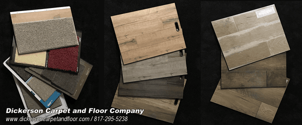 Dickerson Flooring options incl Laminate, Tile, Vinyl and Carpet