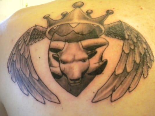 Keith was the artist who helped my husband design this memorial tattoo for our son.