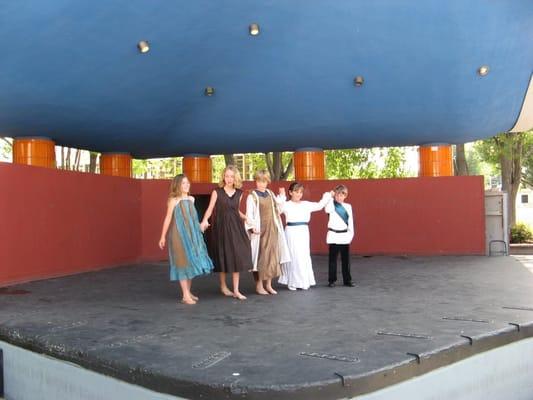 Performance at West L.A. Library on Bards B-day