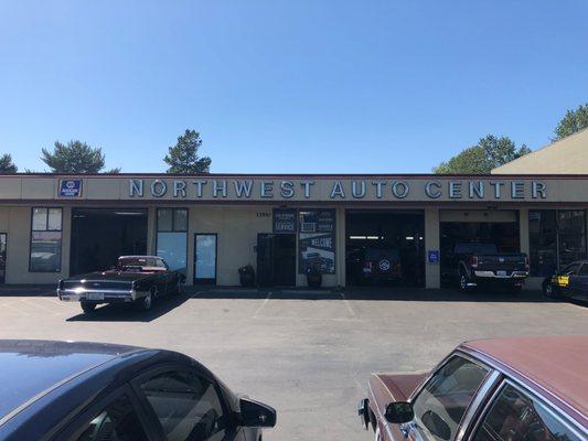 Our shop on a beautiful summer day