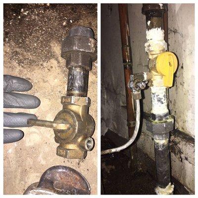 Leaking gas value had to be changed out.